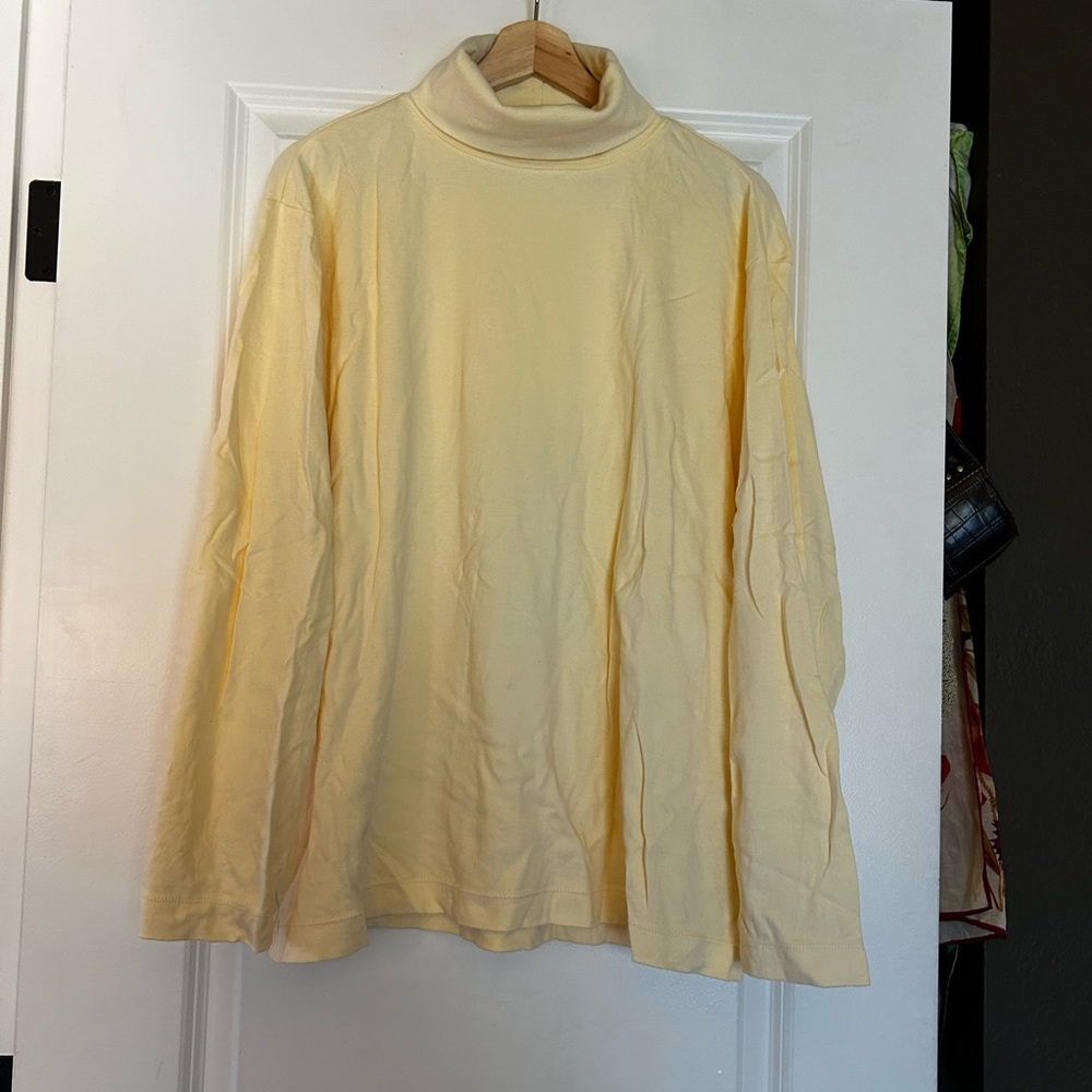 Butter Yellow Turtleneck